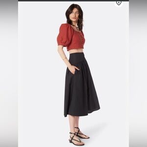 JOIE MIDI Cotton Skirt NWT